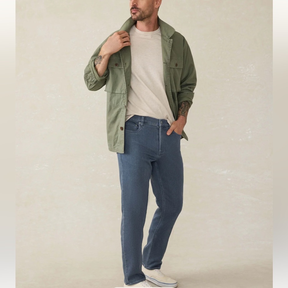 Stretch 5-Pocket Pant - Tradewinds Wash Faherty pants